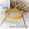 Fine couronne en dentelle/broderie pour jeune enfant